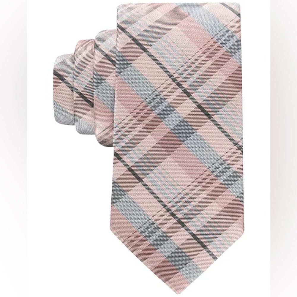 Calvin Klein Men's Bunker Plaid Tie